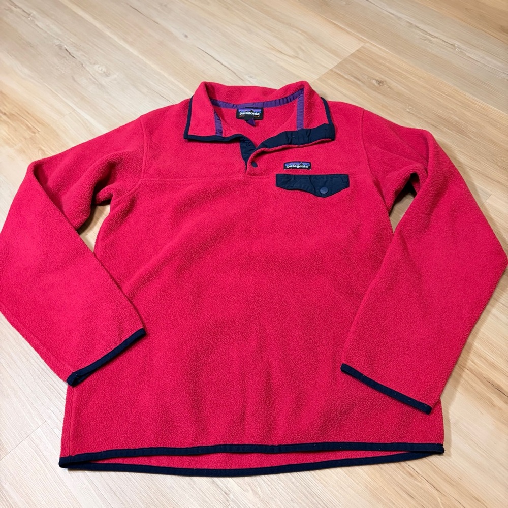 Patagonia Synchilla Snap-T fleece pullover pink m